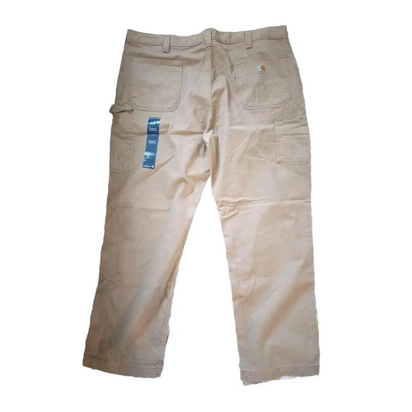Carhartt Relaxed Fit Utility Pant 42x32 Twill Dungaree Tan Carpenter B324FDK - Picture 1 of 6